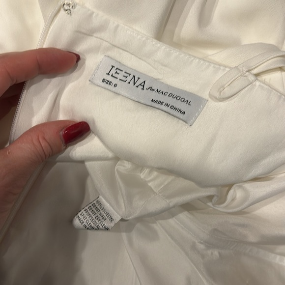 NWOT Ieena for Mac Duggal white gown - Picture 13 of 14